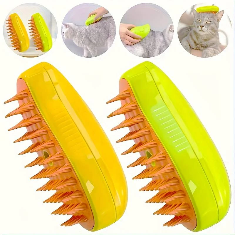 Šepetys augintiniams su garų funkcija