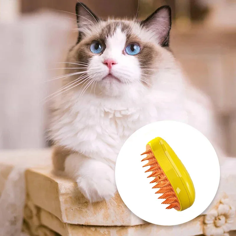 Šepetys augintiniams su garų funkcija