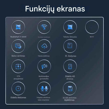 Scan&Translate Išmanusis vertimo rašiklis su skenavimo funkcija