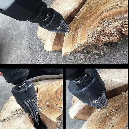 Medienos skaldymo įrankis