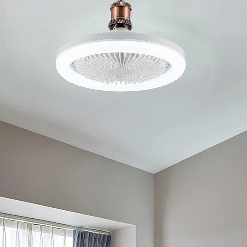 Išmanusis fenas su LED lempa