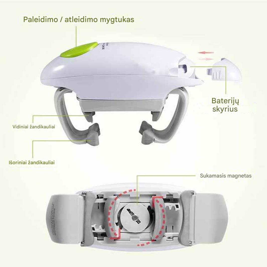 Automatinis stiklainių atidarytuvas