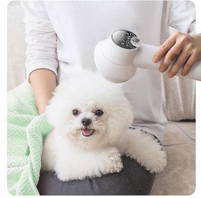 Išmanus gyvūnų plaukų džiovintuvas su LED ekranu