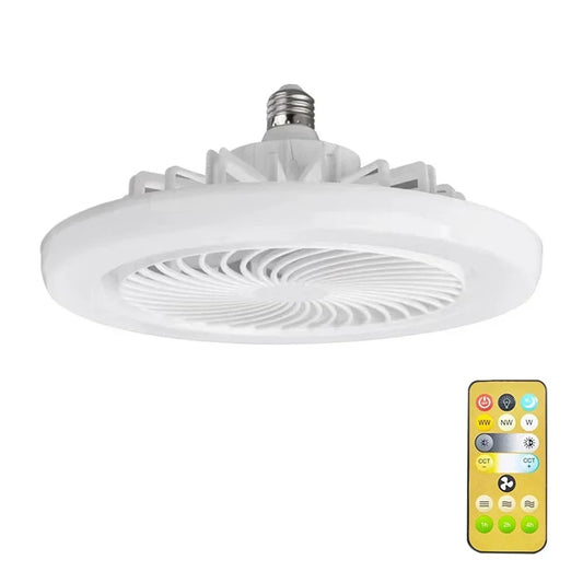 Išmanusis fenas su LED lempa